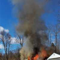 <p>Smoke and flames gutted a home.</p>