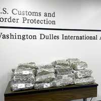 <p>The recovered pot at Dulles International Airport.</p>