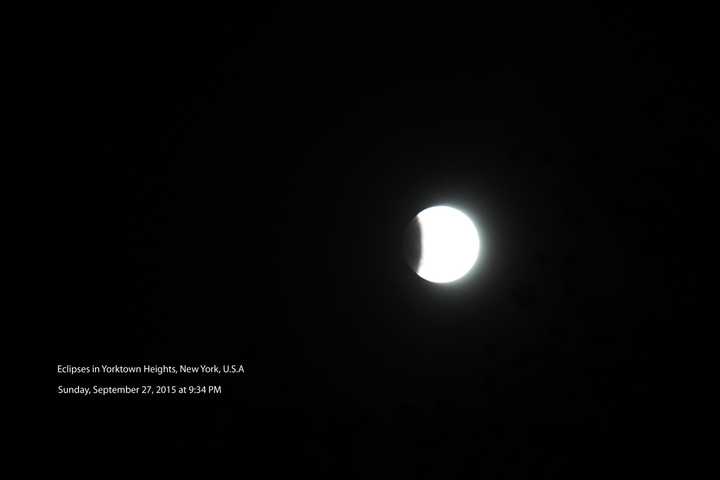 Yorktown Resident Captures Stellar Images Of Lunar Eclipse