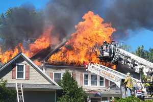 Fire Ravages Mahwah Home