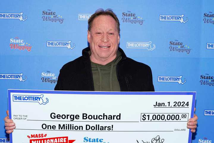 Lottery Jackpots: Weymouth Man Wins $1M Holiday Raffle; Foxborough Woman Claims $250K Check