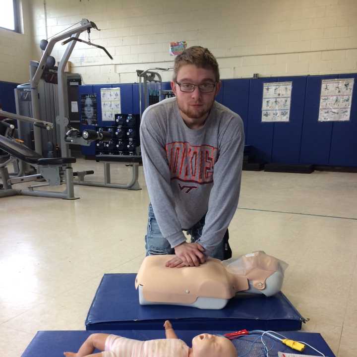 Several students in Scarsdale have completed training in CPR and AED by the American Heart Association.