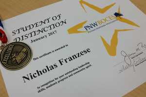 Mahopac's Nicholas Franzese Named BOCES Student Of Distinction