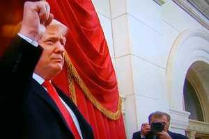 Former Weston First Selectman Joins Crowds At Trump Inauguration