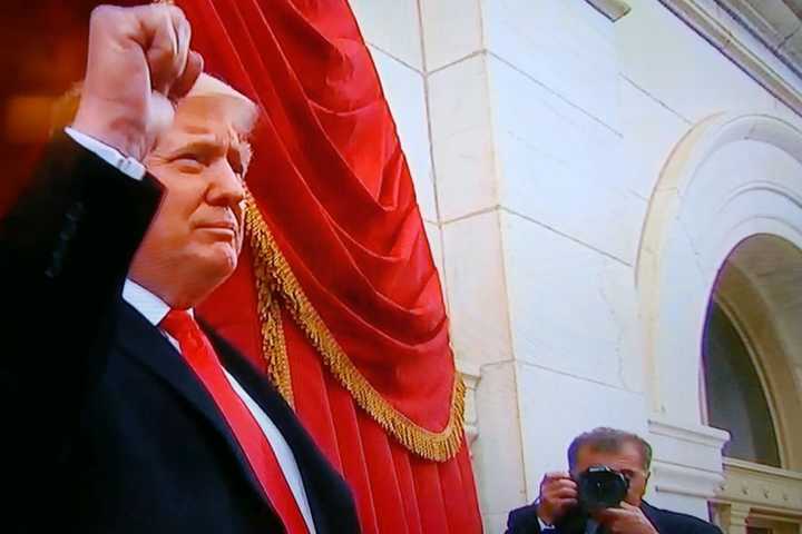 Former Weston First Selectman Joins Crowds At Trump Inauguration