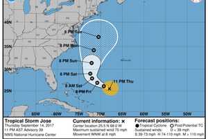 Jose Moves Closer To East Coast: Will Connecticut Be In The Cone?