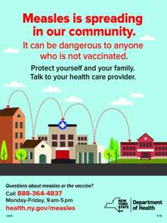 Free Measles Vaccine Clinic Will Be Held At Palisades Center