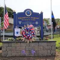 <p>Plans for refurbishing Officer Thomas J. Albino Memorial Park began two years ago with members of the Lyndhurst Police Unity Tour and a subsequent grant.</p>