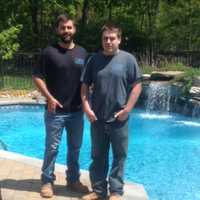 <p>Derek Thoelen and his brother Logan work together at Oasis Pool Service.</p>