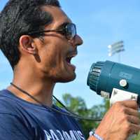 <p>Juan Castro makes announcements.</p>
