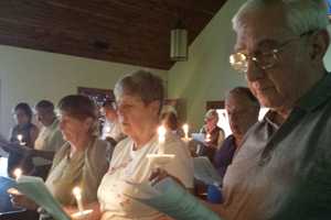 Dozens Gather In Allendale To Honor Orlando Victims
