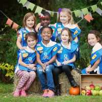 <p>New Milford Daisy Troop #96970 last fall. All New Milford Girl Scout troops take turns decorating the Merschrod Memorial Bridge to honor the memory of the borough&#x27;s Vietnam veteran, killed in action in 1968.</p>