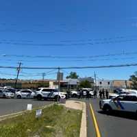 <p>NJ State Police and other law enforcement officers were waiting.</p>