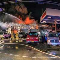 Three-Alarm Fire Destroys Auto Body Shop In Newburgh