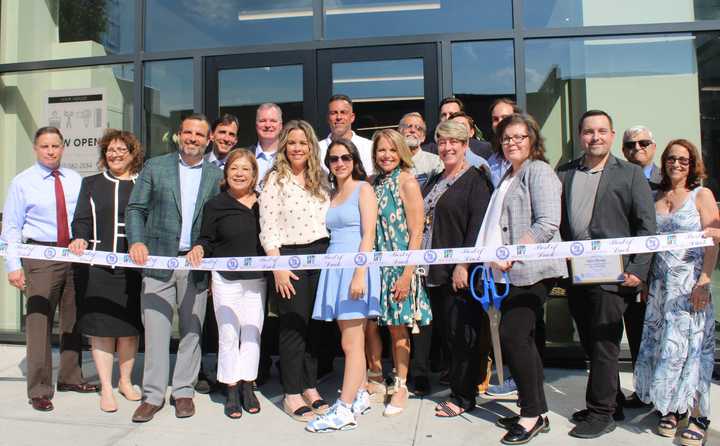 Katie Couric was on hand in New Rochelle for the grand opening of Hair House at the 360 Huguenot development.