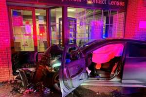 One Injured After Car Crashes Into Fairfield Building, Police Say