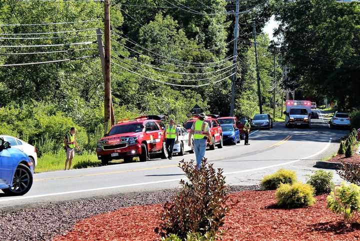 One person was hospitalized after being involved in a two-car crash in Putnam County.