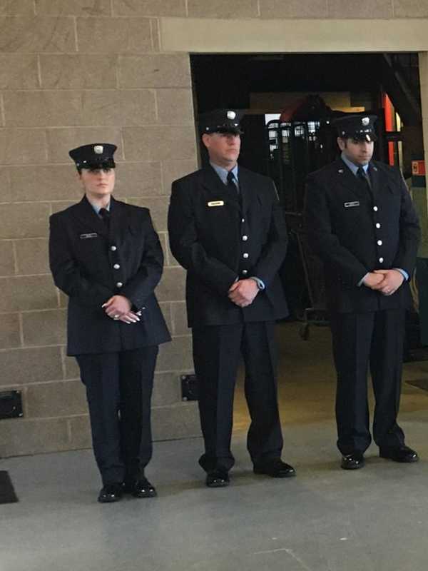 Norwalk Fire Department Swears In New Officers, Promotes Another