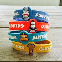 <p>AllerMates medical awareness bracelets.</p>