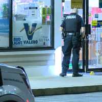 <p>Police investigated an overnight shooting at a Wallkill gas station.</p>