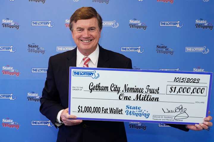 $1M Lottery Win: 'Batman' Sends Rep To Pick Up Massive Payday