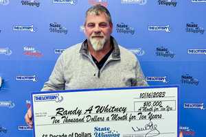 Lottery Jackpot: Spencer Man Wins $10K A Month For 10 Years