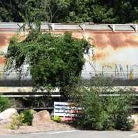 <p>Old NYS&amp;W train cars in Franklin Lakes where the body was found.</p>