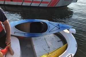 Coast Guard Finds Kayaks But No People After Flare Sighting Over The Sound