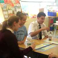 <p>Students at Visitation Academy in Paramus got a crash course in water conservation this week.</p>