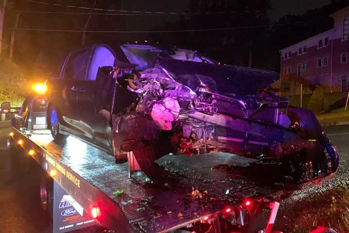 16-Year-Old Crashes Parents' Minivan At High Rate Of Speed In Ramapo