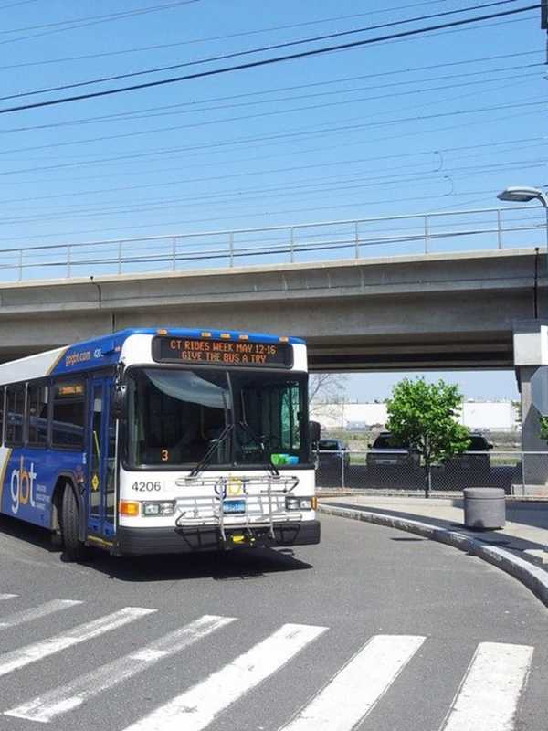 Two Injured When Bus Sideswipes Vehicle In Bridgeport