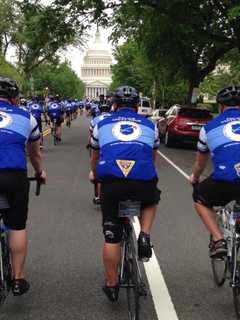 Area Police On Unity Tour Mourn Death Of Roxbury PD Lt. Joe Franklin