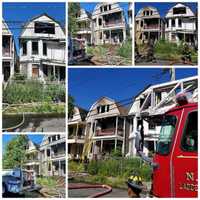 <p>South Street fire, Sunday morning, Newark.</p>