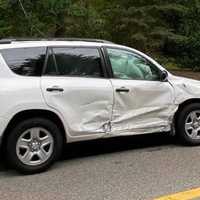 <p>Aftermath at Orangeburg Road and Old Tappan Road in Old Tappan.</p>