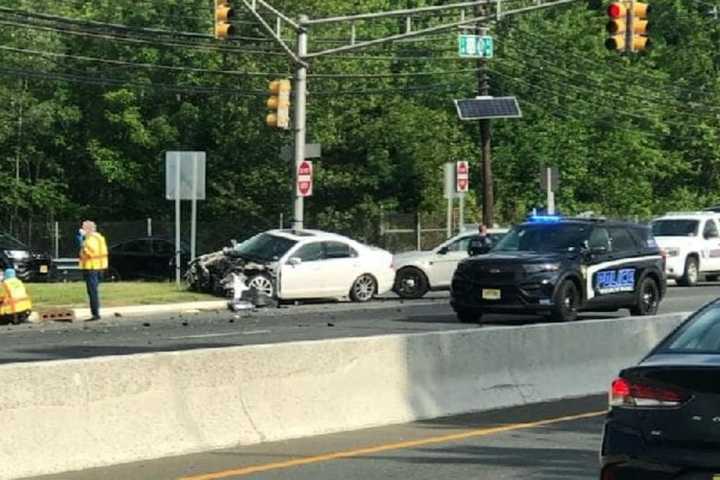 Box Truck Knocked Over In Route 23 Crash