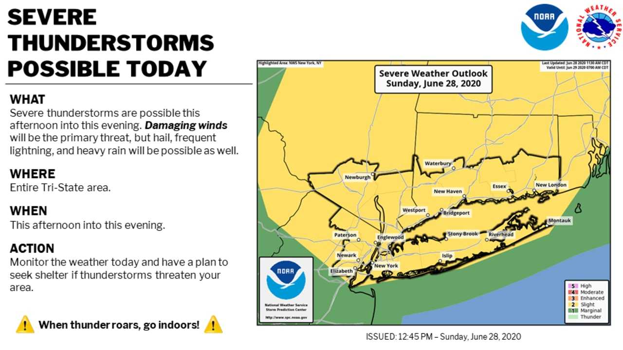 Severe Thunderstorm Watch Issued For Entire Region | Monroe Daily Voice