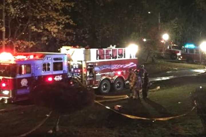 Mulch Fire Doused Outside Mahwah Housing Development