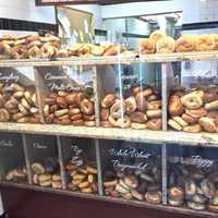 <p>Lots of choices at Nyack Hot Bagels.</p>