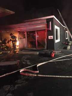 Fire Breaks Out At Commercial Building In Norwalk