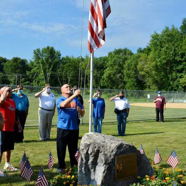 The American Flag that was desecrated in the Town of Poughkeepsie has been replaced.