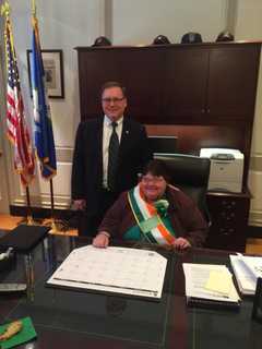 Stratford Salutes St. Patrick's Day With Flag Raising, Soda Bread Contest