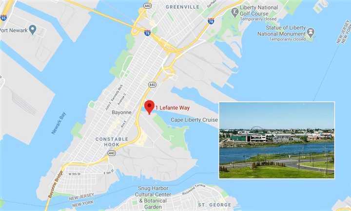 The kayaker was in the water off Lefante Way in Bayonne.