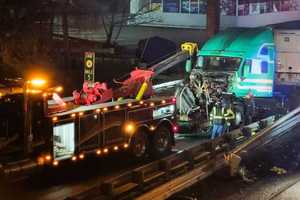 Tractor-Trailer Driver, 78, Hospitalized After Rig Rams Route 4 Guardrail