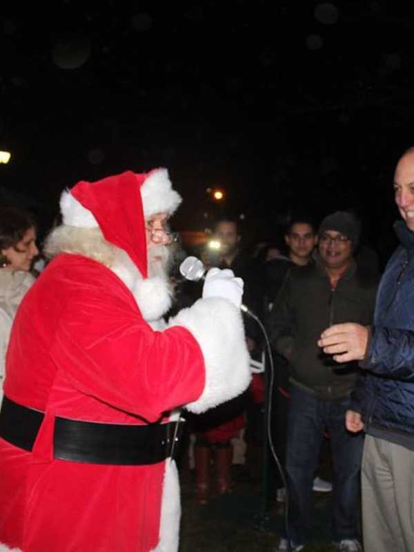 Santa Visits Franklin Lakes Firehouse