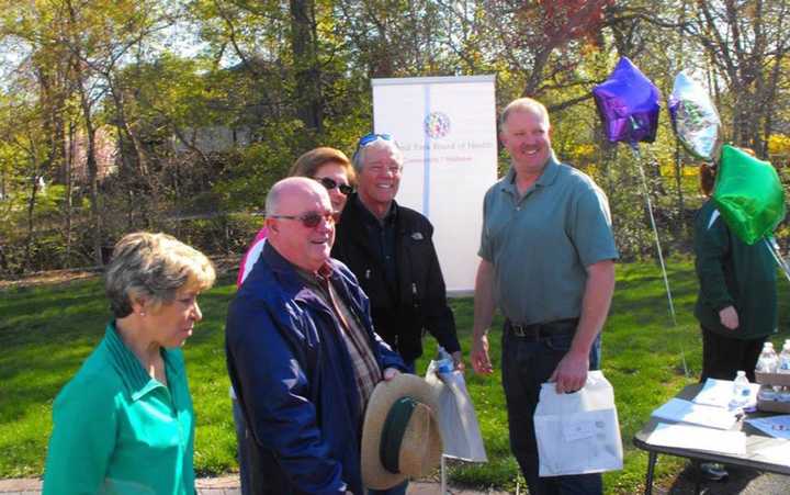 Midland Park officials attend the board of health&#x27;s wellness day in May 2015. The board of health will next host a domestic violence seminar Jan. 27.