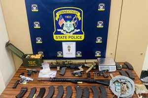 State Police Seize Loaded Weapons, Ammo, Drugs In Bridgeport Search