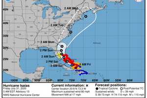 Isaias Becomes Hurricane: Here's Latest Projected Path