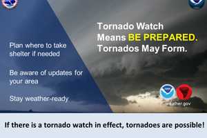 Tornado Watch Now In Effect For Rockland County