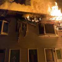 <p>An overnight fire destroyed a vacant building in Chappaqua</p>