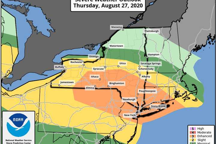 Here's Timing For Severe Storms With Damaging Wind Gusts, Possible Tornadoes